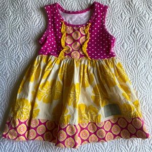 12m- Tropical Floral Dress-Eleanor Rose